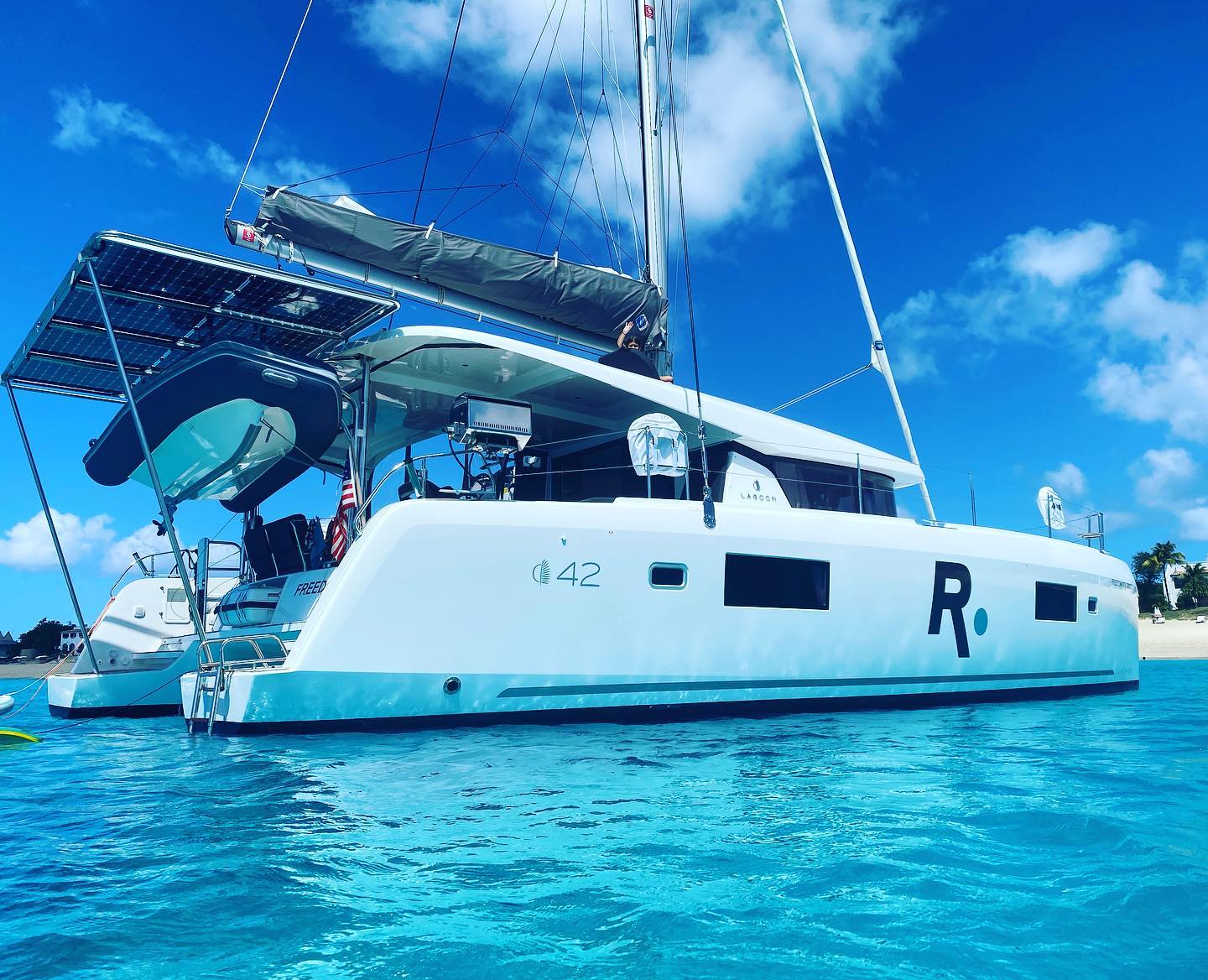 Renegades Catamaran Up Close SXM