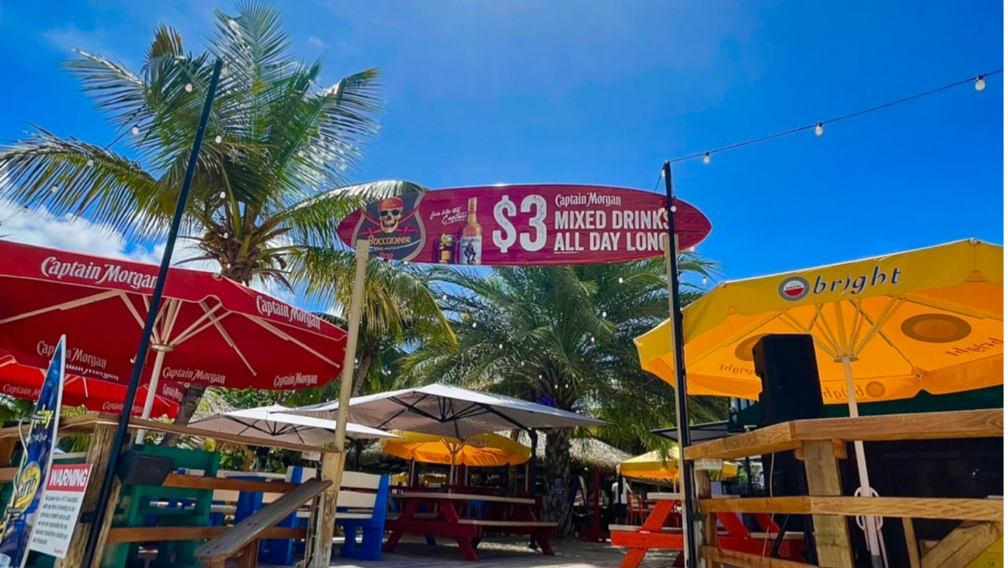 Buccaneer Beach Bar at kim Sha beach