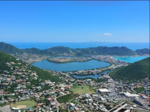  Overview Great Salt Pond, Philipsburg, Cole Bay, Simpson Bay, Point Blanche