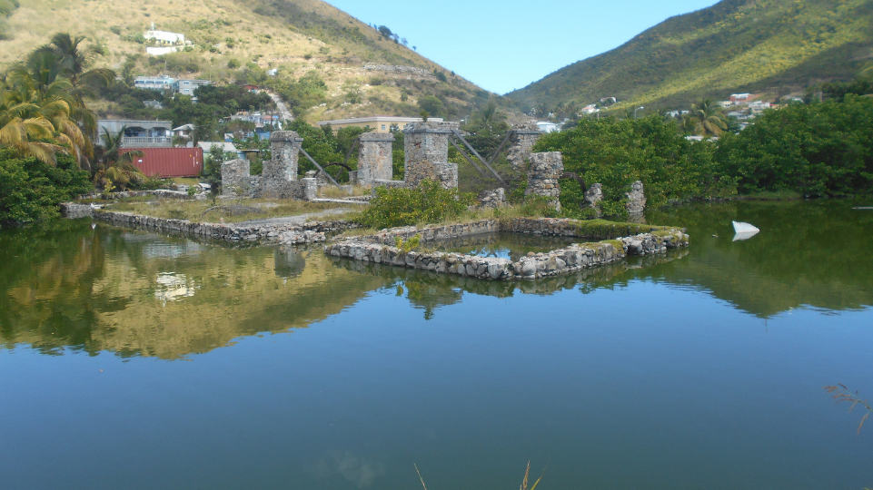 Ruins of the Foga Salt Factory St Maarten