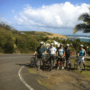 A group bikers during the Gem of St Maarten Tour